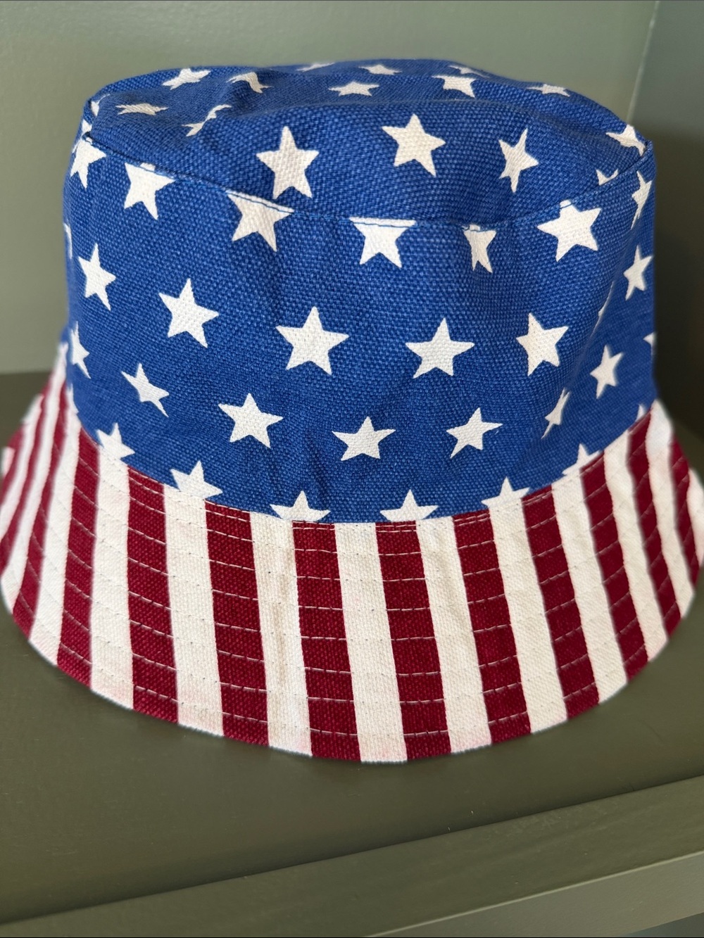 Stars & Stripes Bucket Hat - NWOT